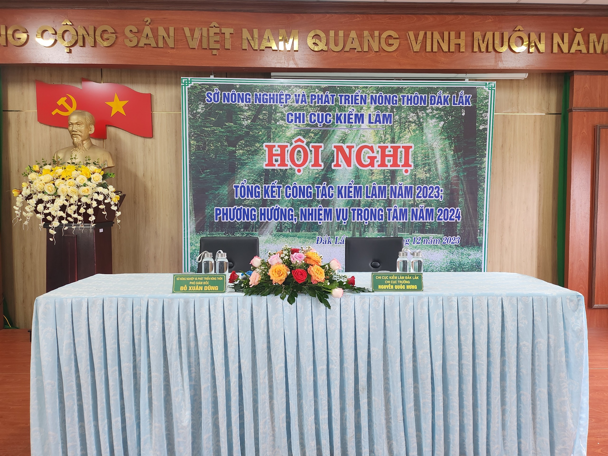 HỘI NGHỊ TỔNG KẾT CÔNG TÁC KIỂM LÂM NĂM 2023, PHƯƠNG HƯỚNG NHIỆM VỤ TRỌNG TÂM NĂM 2024.